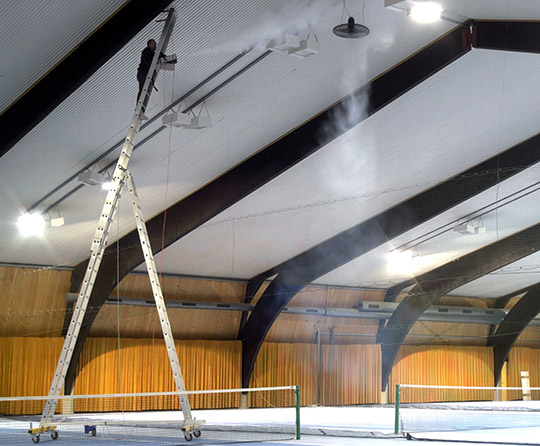 Ventilatoren für angenehmes Klima in der Bodden-Therme 